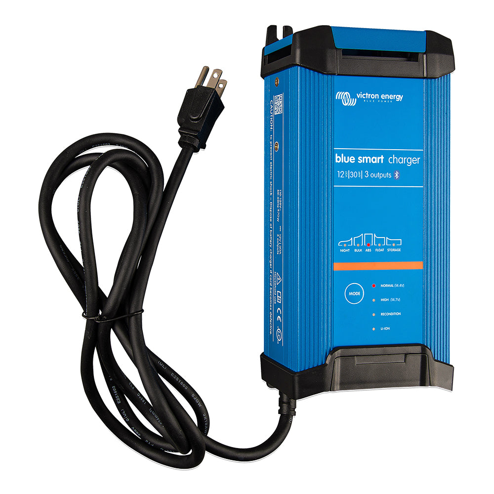 Victron Blue Smart IP22 12VDC 30A 3 Bank 120V Charger Dry Mount BPC123048102