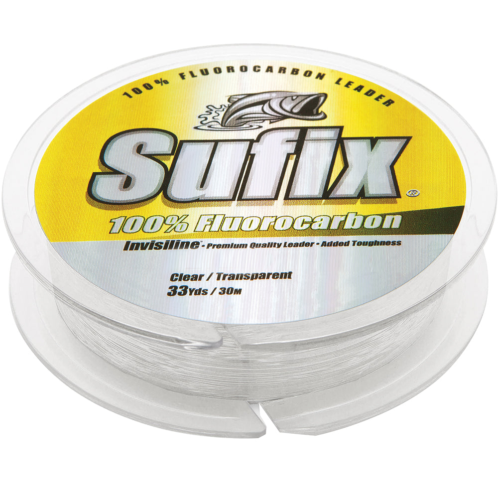 Sufix 100 Fluorocarbon Invisiline Leader 60lb 33yds 683060
