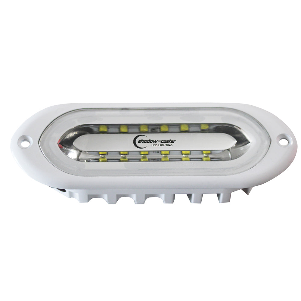 ShadowCaster SCMSL Series Flush Mount Spreader Light White Housing FullColor SCMSLFCCWH