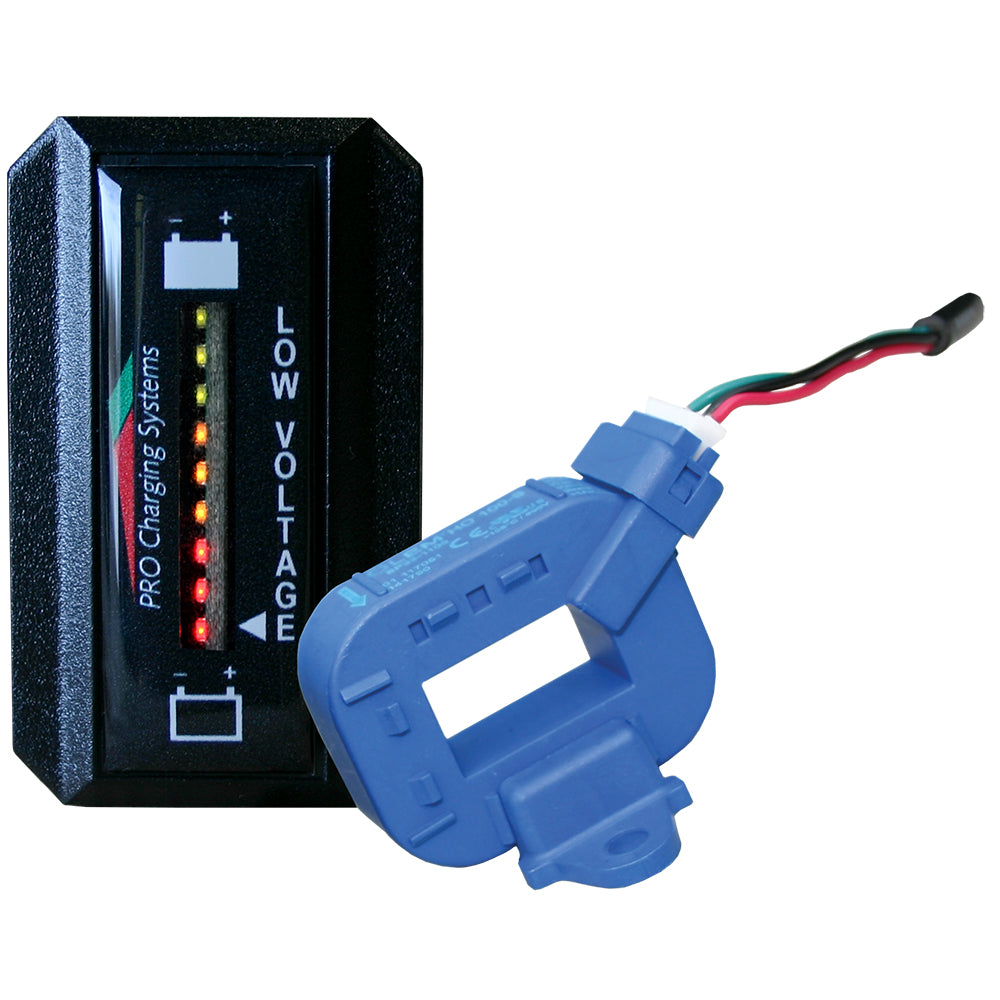 Dual Pro Lithium Battery Gauge Single Rectangle Vertical Display BFGVLITH