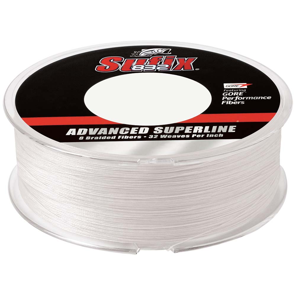 Sufix 832 Advanced Superline Braid 10lb Ghost 600 yds 660210GH
