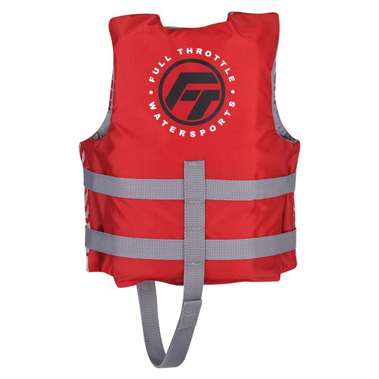 Full Throttle Child Nylon Life Jacket Red 11220010000122