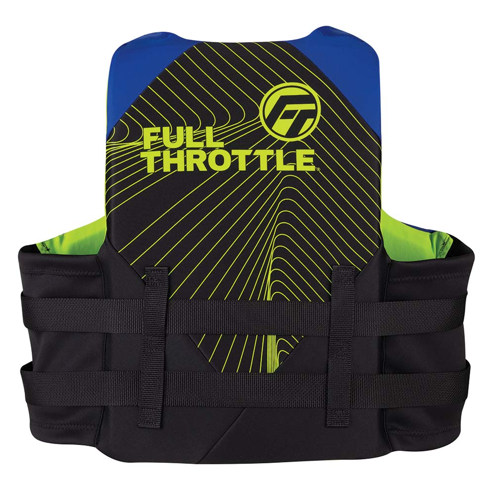 Full Throttle Adult RapidDry Life Jacket LXL BlueBlack 14210050005022