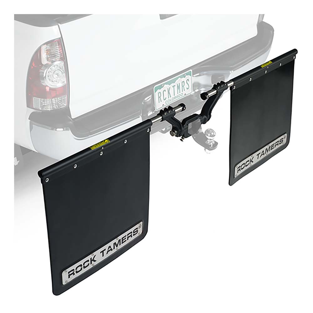 ROCK TAMERS 25 Hub Mudflap System Matte BlackStainless 00110
