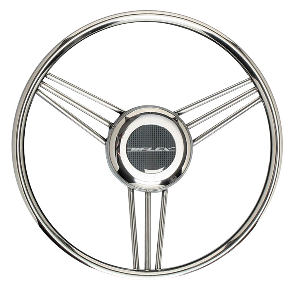 Uflex V27 138 Steering Wheel Stainless Steel Grip Spokes V27