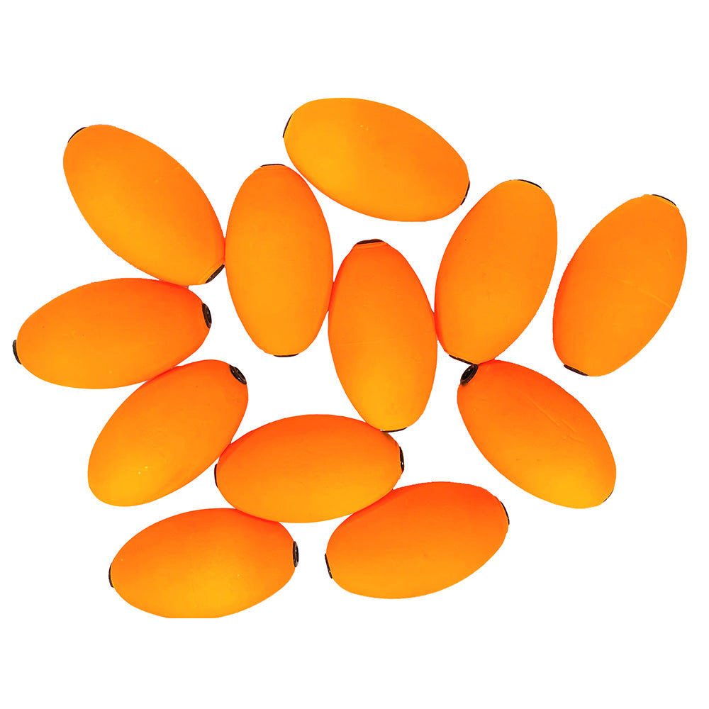 Tigress Oval Kite Floats Orange 12Pack 889613
