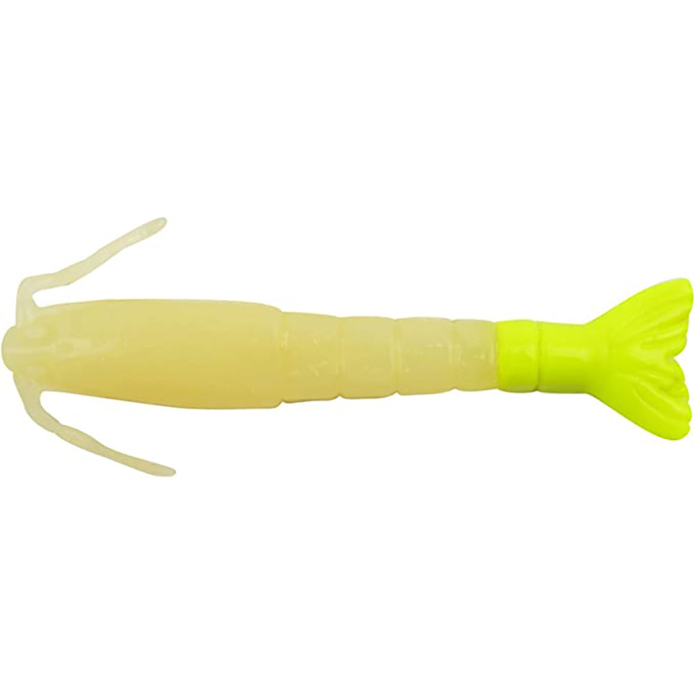 Berkley Gulp Saltwater Shrimp 4 GlowChartreuse 1240010