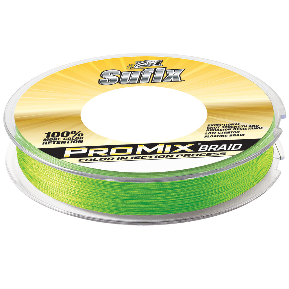 Sufix ProMix Braid 15lb Neon Lime 300 yds 630115L