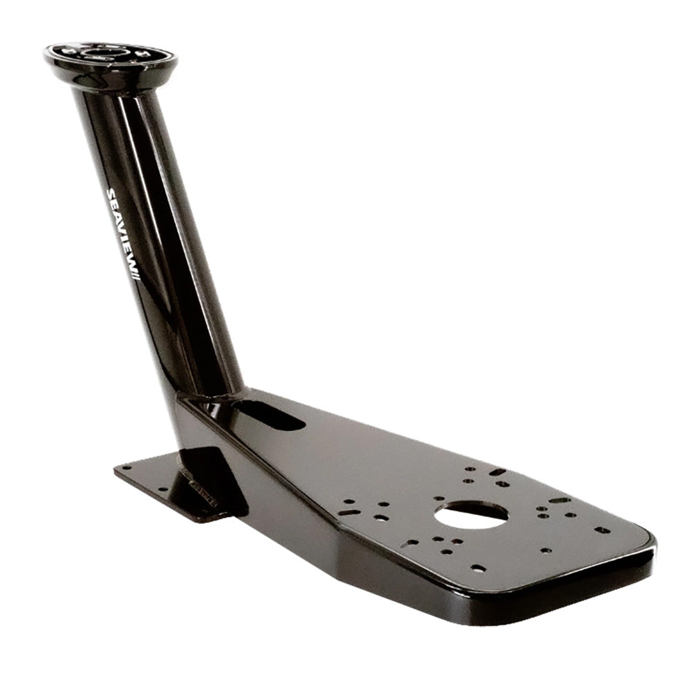 Seaview 2375 PreDrilled Dual Mount fOpen Array Radars Up to 45 Black Top Plate Required PMADM2M2BLK