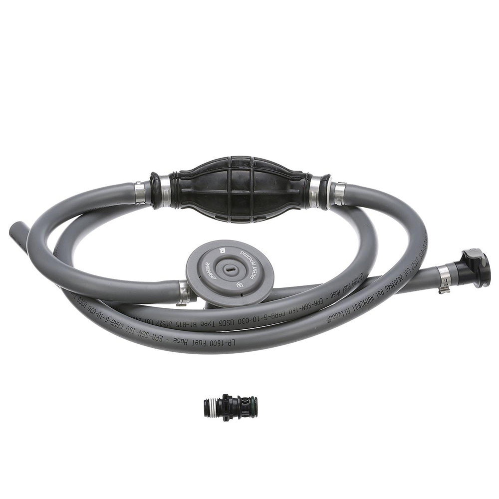 Attwood Universal Fuel Line Kit 38 Dia x 6 Length wSprayless Connectors Fuel Demand Valve 93806UUSD7