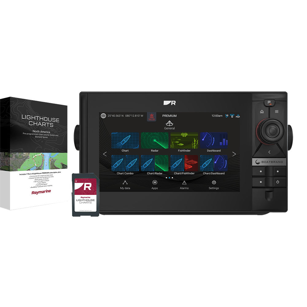 Raymarine Axiom 2 Pro 9 RVM ChartplotterFishfinder Lighthouse North America Chart No Transducer E7065400102