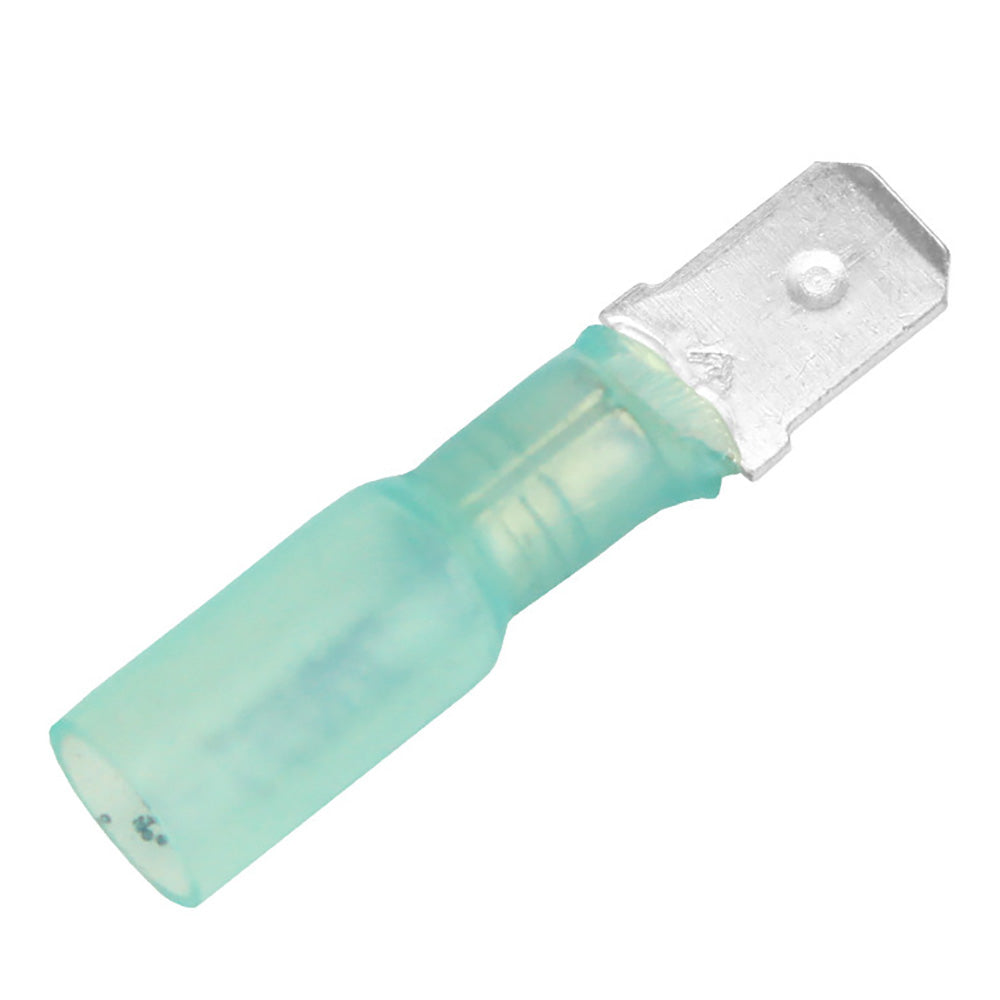 Pacer 1614 AWG Heat Shrink Male Disconnect 25 Pack TDE14250M25