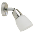 Scandvik SS Reading Light wFrosted Glass Shade  1030V 41365P