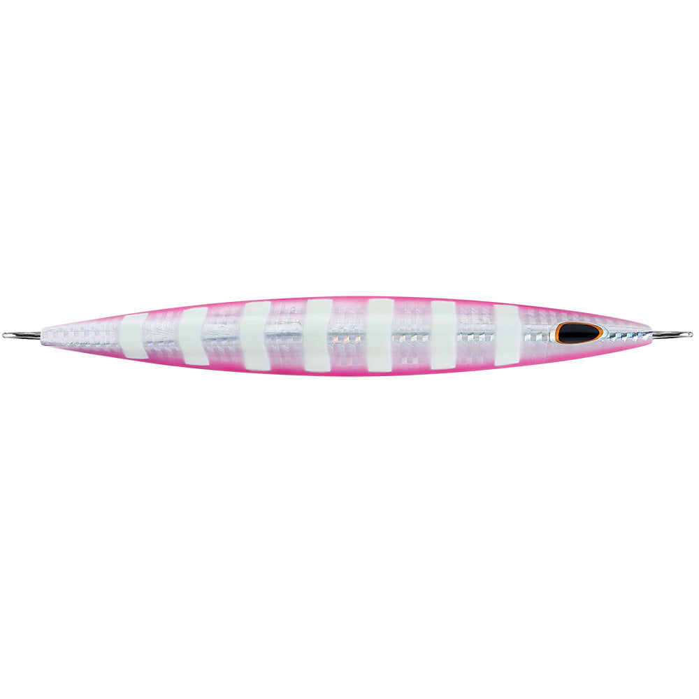 Williamson Kensaki 220 Jig  675  775oz  Silver Pink Zebra KSJ220SPZ