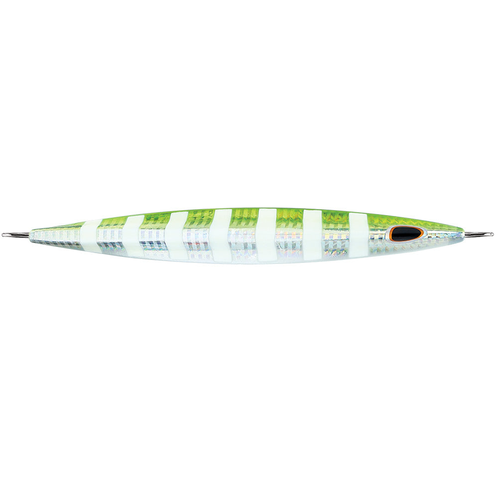 Williamson Kensaki 280 Jig  725  978oz  UV Green Sardine Zebra KSJ280UVGSZ