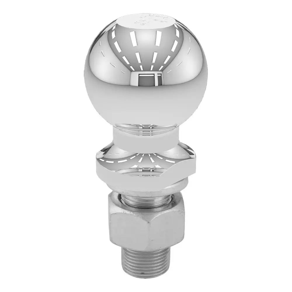 CURT 2516 Trailer Ball  1 x 218 Shank  7500 lb Capacity  Chrome 40067