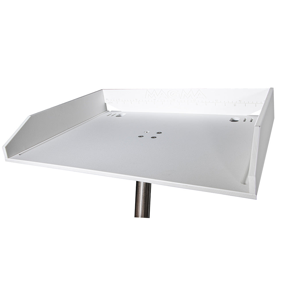 Magma 16 x 20 White Fillet Table wLeveLock Mount T10424