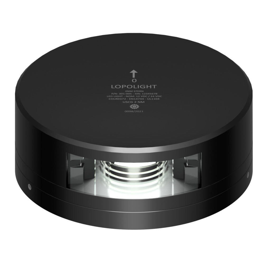 Lopolight Stern Light  2NM  Black Housing wFB Base 301005FBB