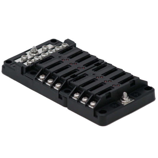 Egis RT Fuse Block 12 Position wGround  LED Indication 8026