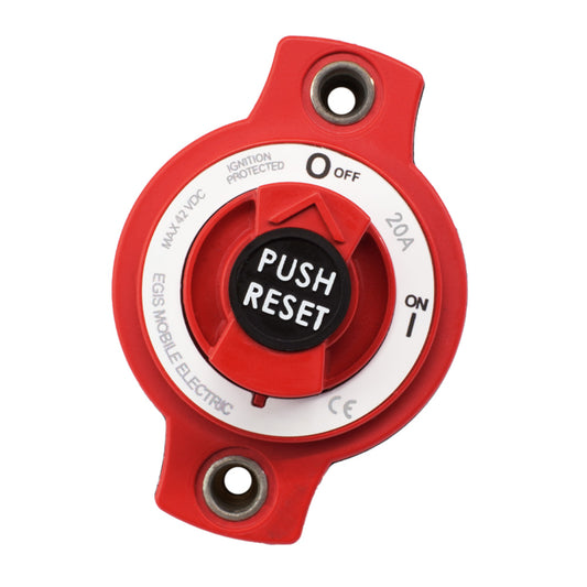 Egis 20A Panel Mount Mini Circuit Breaker 470120