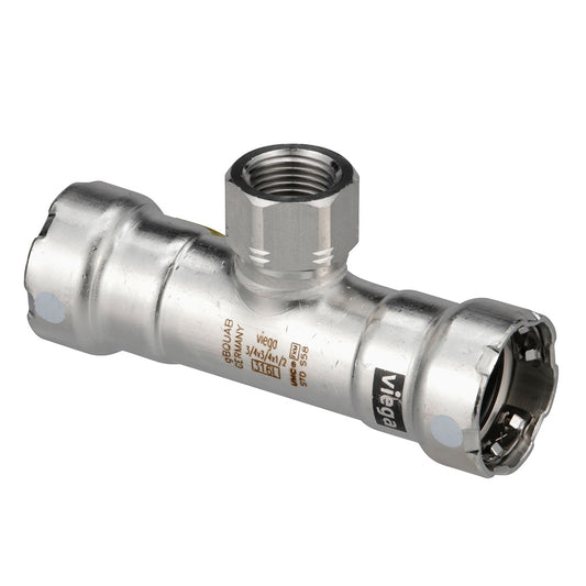 Viega MegaPress 316 FKM Tee wFPT  114 x 114 x 12 FPT 91865