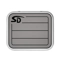 SeaDek YETI Roadie 24 Teak Cooler Pad  6mm  Storm GreyBlack 5363780066