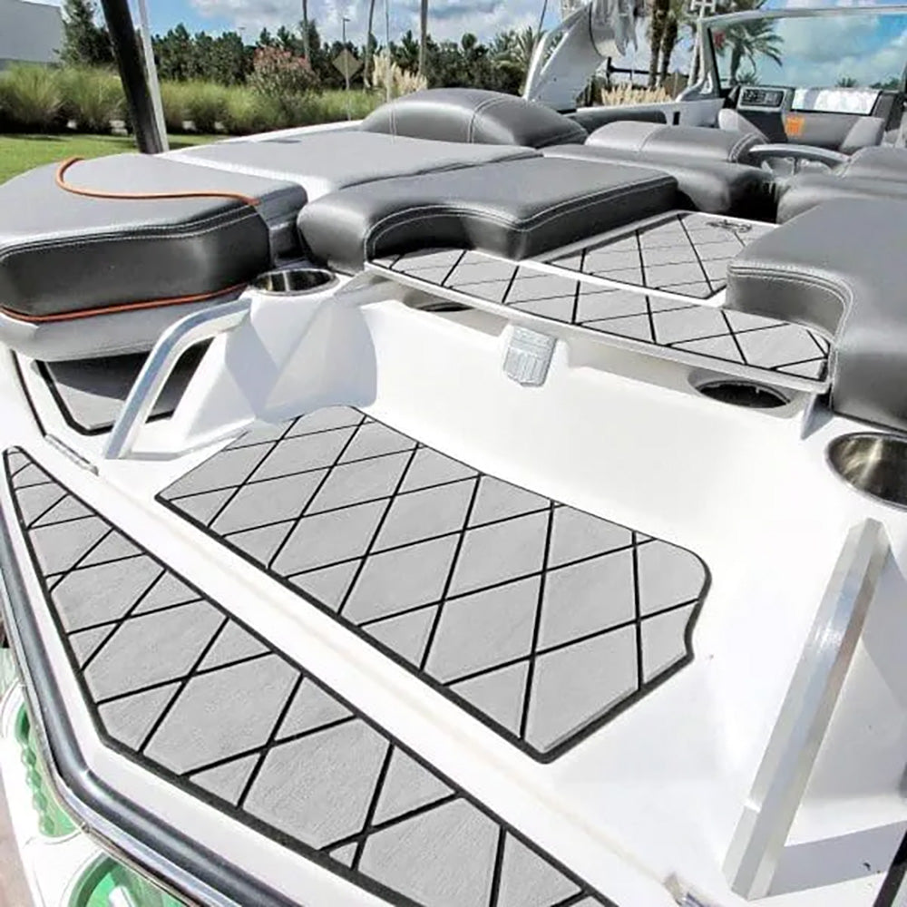 SeaDek 40 x 80 6mm Two Color Diamond Full Sheet  Brushed Texture  Storm GreyBlack 1016mm x 2032mm x 6mm 5641180066