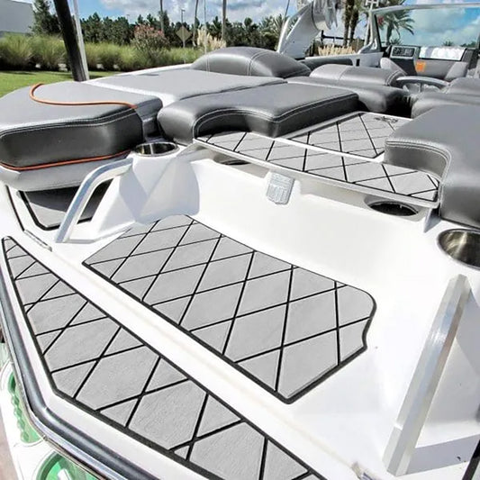 SeaDek 40 x 80 6mm Two Color Diamond Full Sheet  Brushed Texture  Storm GreyBlack 1016mm x 2032mm x 6mm 5641180066