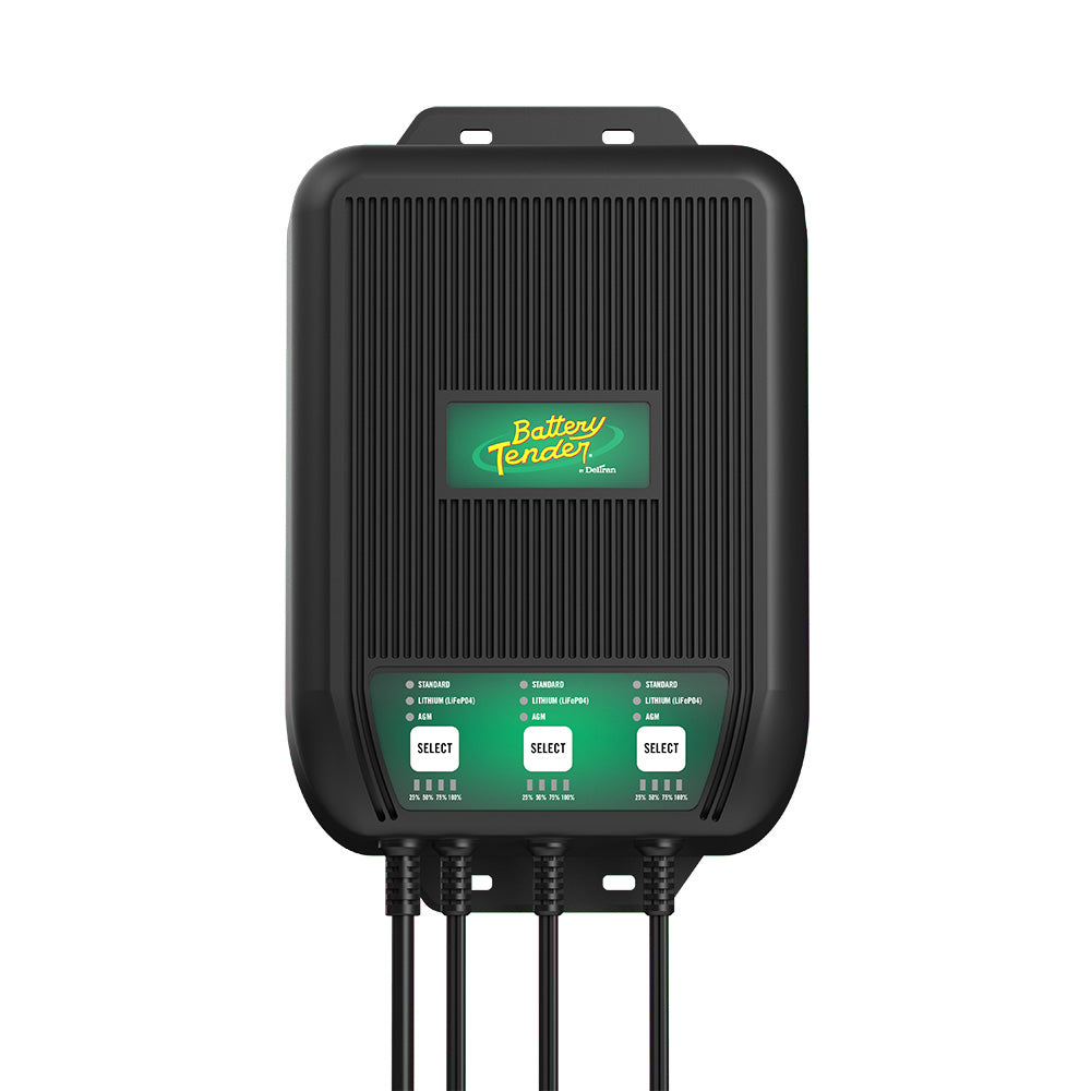 Battery Tender WaveCharge Pro 3Bank 12V 30A Battery Charger 0221008DLWH
