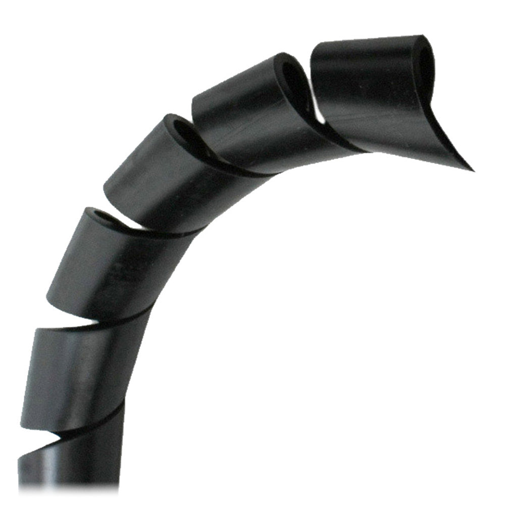 Pacer 38 Spiral Wrap  Black  100 Roll BSW38BK100