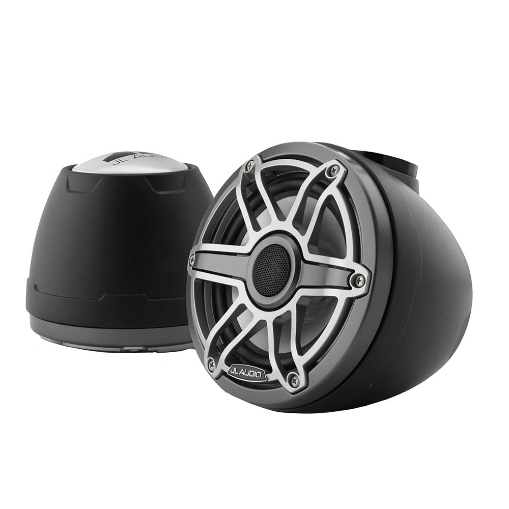 JL Audio M6 VeX Series 65 Enclosed Coaxial Speakers wTitanium Sports Grilles  M6650VEXMbSGmTi 0100326300