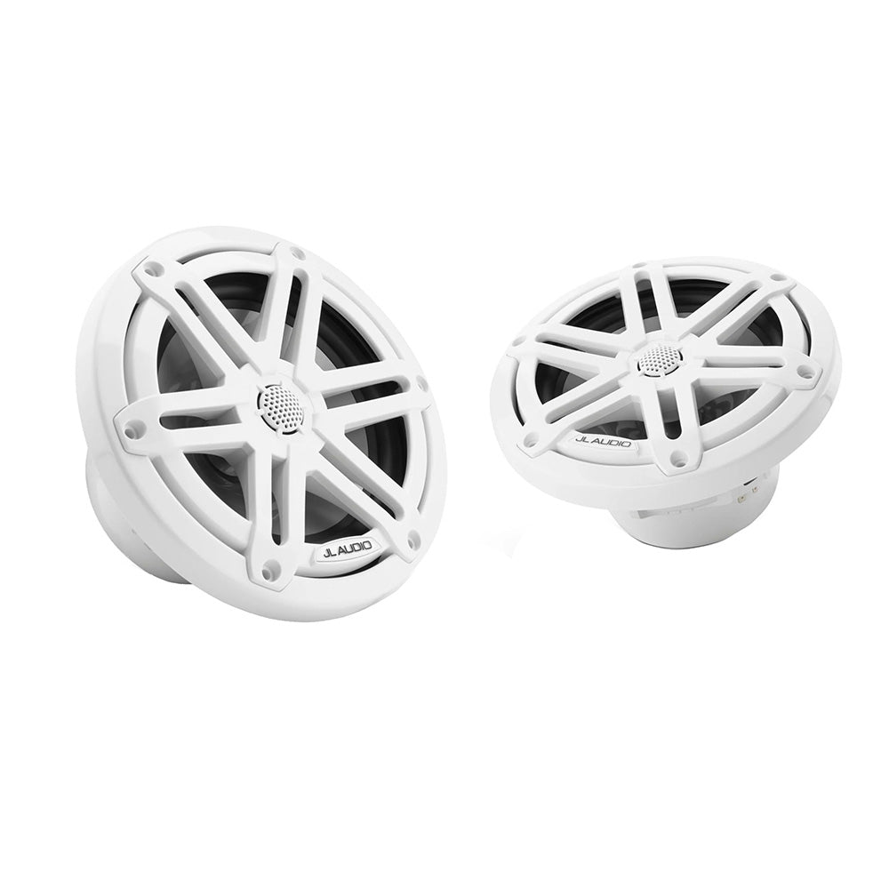 JL Audio M3 Series 65 Marine Coaxial Speakers wGloss White Sport Grilles  M3650XSGw 0100306300