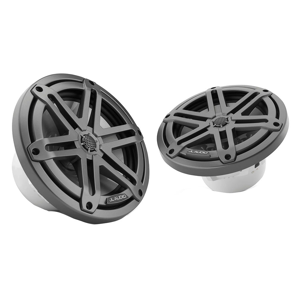 JL Audio M3 Series 77 Marine Coaxial Speakers wGrey Metallic Sport Grilles  M3770XSGm 0100306600