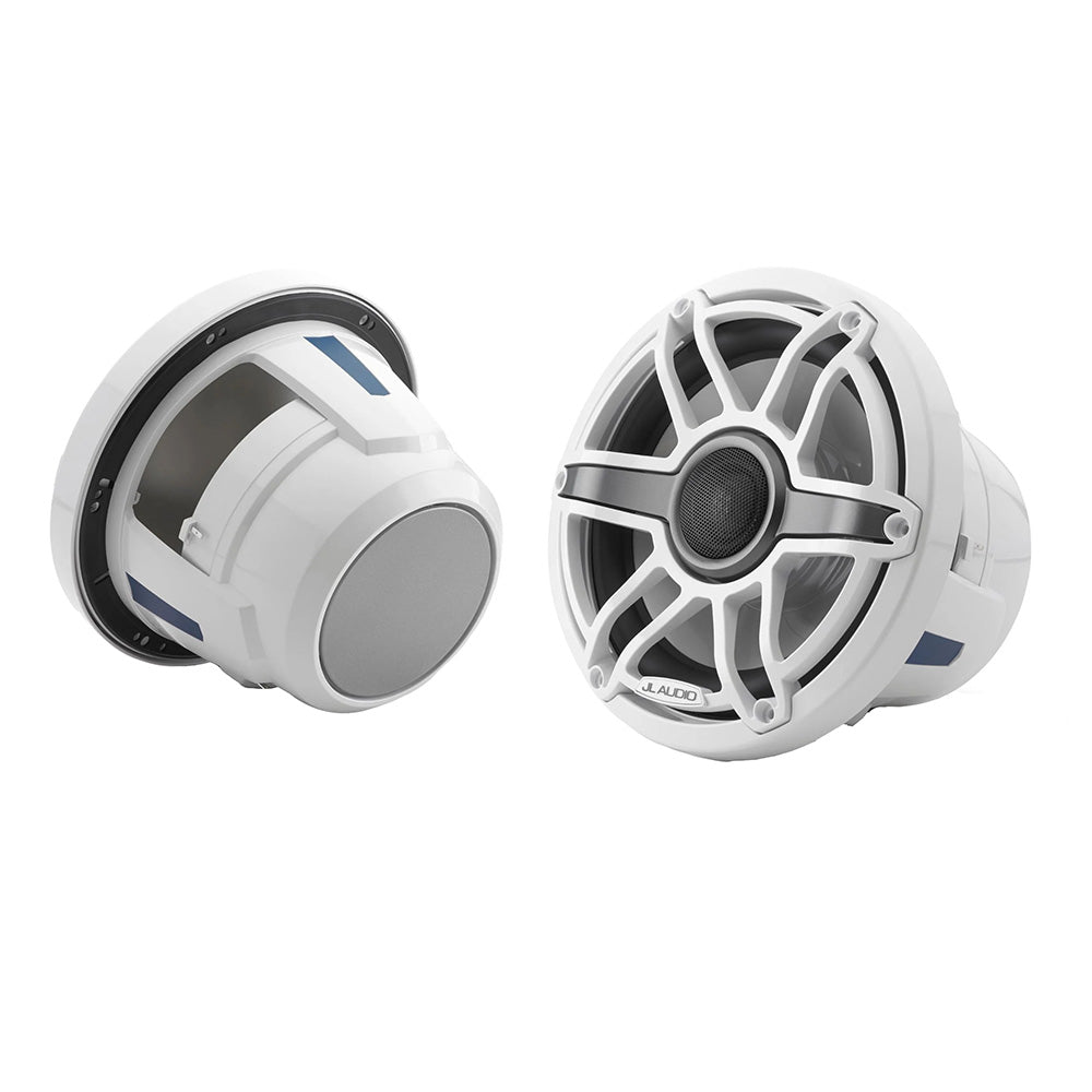 JL Audio M6 Series 88 Marine Coaxial Speakers wGloss White Sport Grille  M6880XSGwGw 0100307800