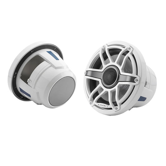 JL Audio M6 Series 88 Marine Coaxial Speakers wGloss White Sport Grille  M6880XSGwGw 0100307800