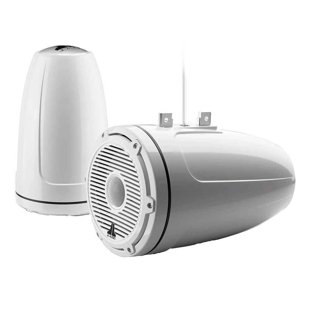 JL Audio M6 Series 88 Enclosed Tower Coaxial System wGloss White Classic Grille  M6880ETXv3GwC3Gw 0100385700