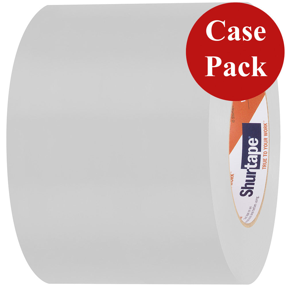 Shurtape UVResistant Marine Heat Shrink Tape  96MM x 55M Roll  Straight Edge White Case of 12 Rolls 105734C
