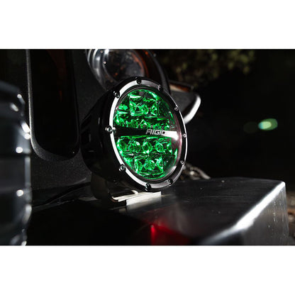 RIGID Industries 360Series RGBW 6 Offroad Lamp Spot Beam wRGBW Backlight Pods  Set of 2 36412