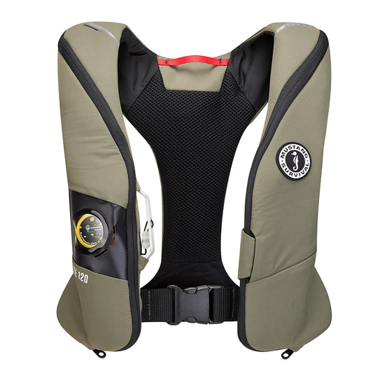 Mustang Elite 120 Coastal Inflatable PFD  Everglade Green MD51702920