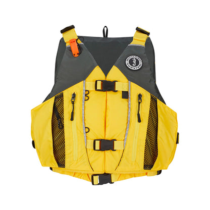 Mustang Solaris Foam Life Vest  ML  YellowGrey MV807002222ML