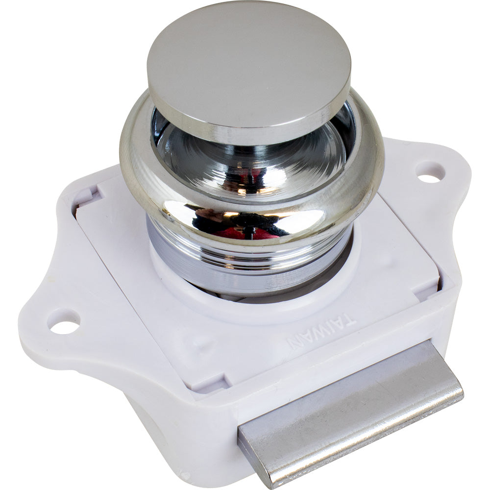 SeaDog Push Button Rim Latch  Chrome Plated Brass 2243001