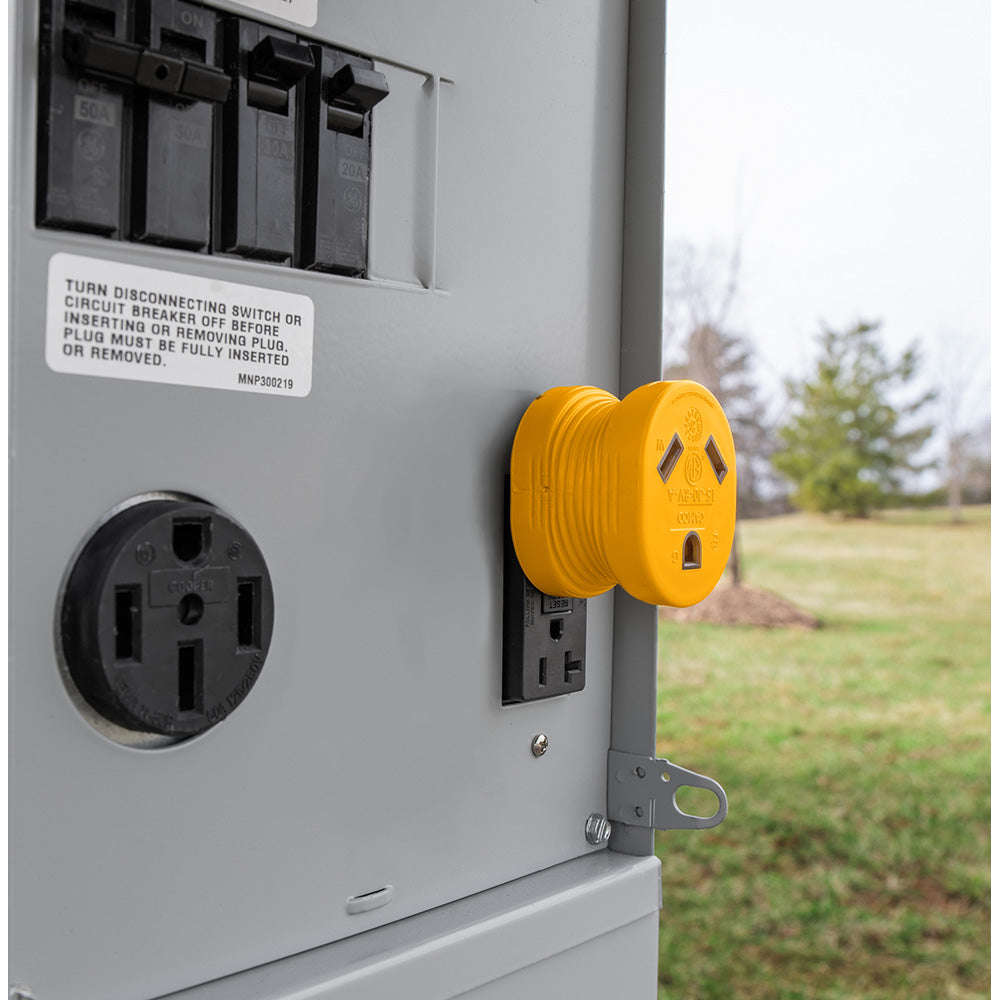 Camco Power Grip RV Adapter  15Amp Male30Amp Female 55223