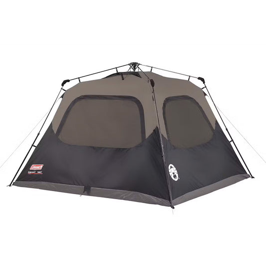 Coleman 4Person Cabin Camping Tent wInstant Setup  Black 2206916