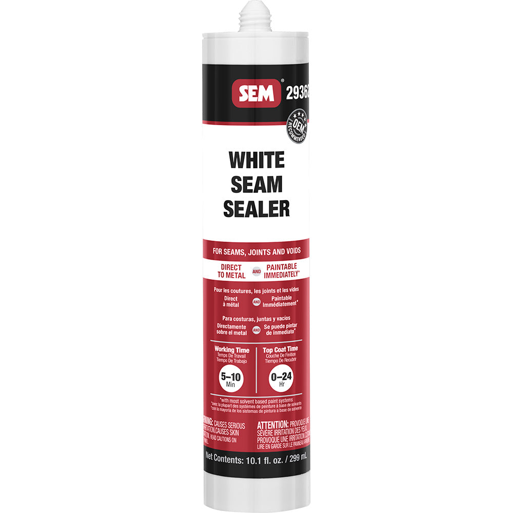 SEM 1K Seam Sealer  101oz Tube  White 29362