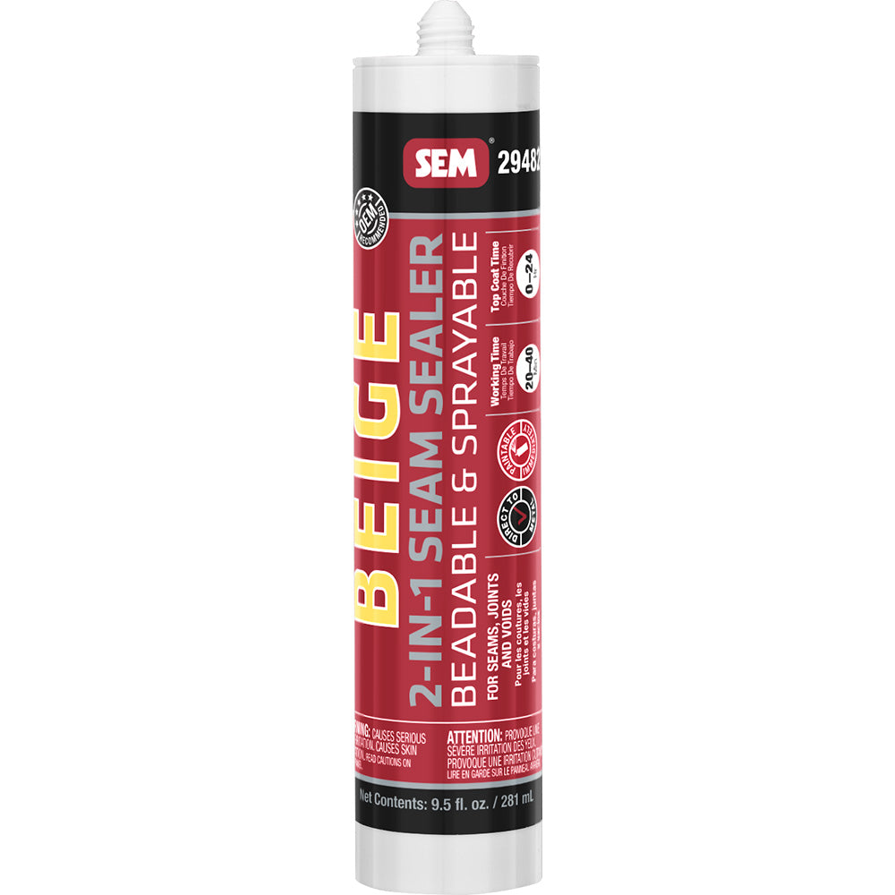 SEM 2IN1 Seam Sealer  95oz Tube  Beige 29482