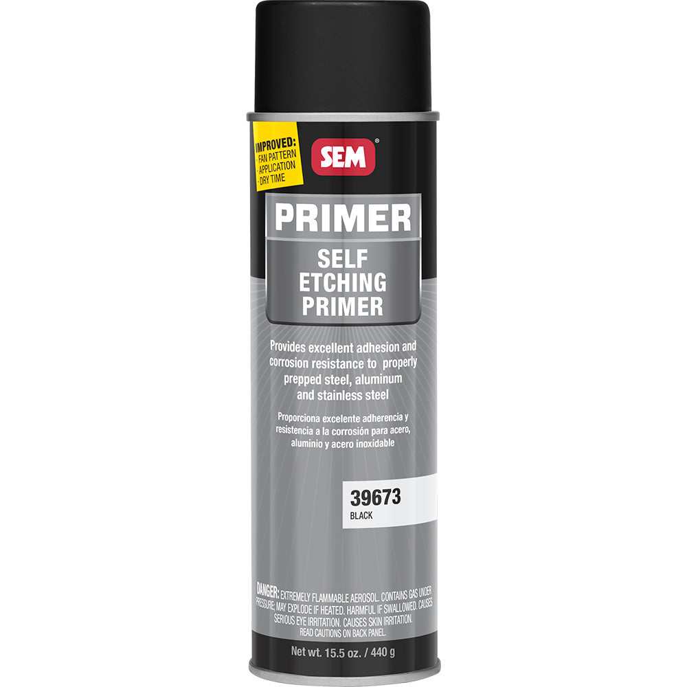 SEM Self Etching Primer  20oz Aerosol Can  Black 39673