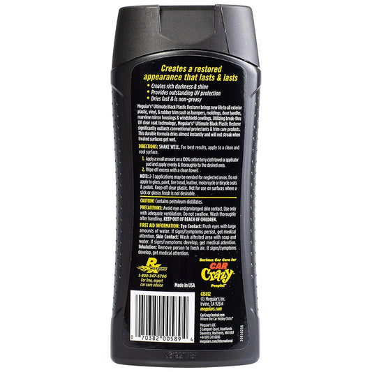Meguiars Ultimate Black Plastic Restorer  12oz G15812