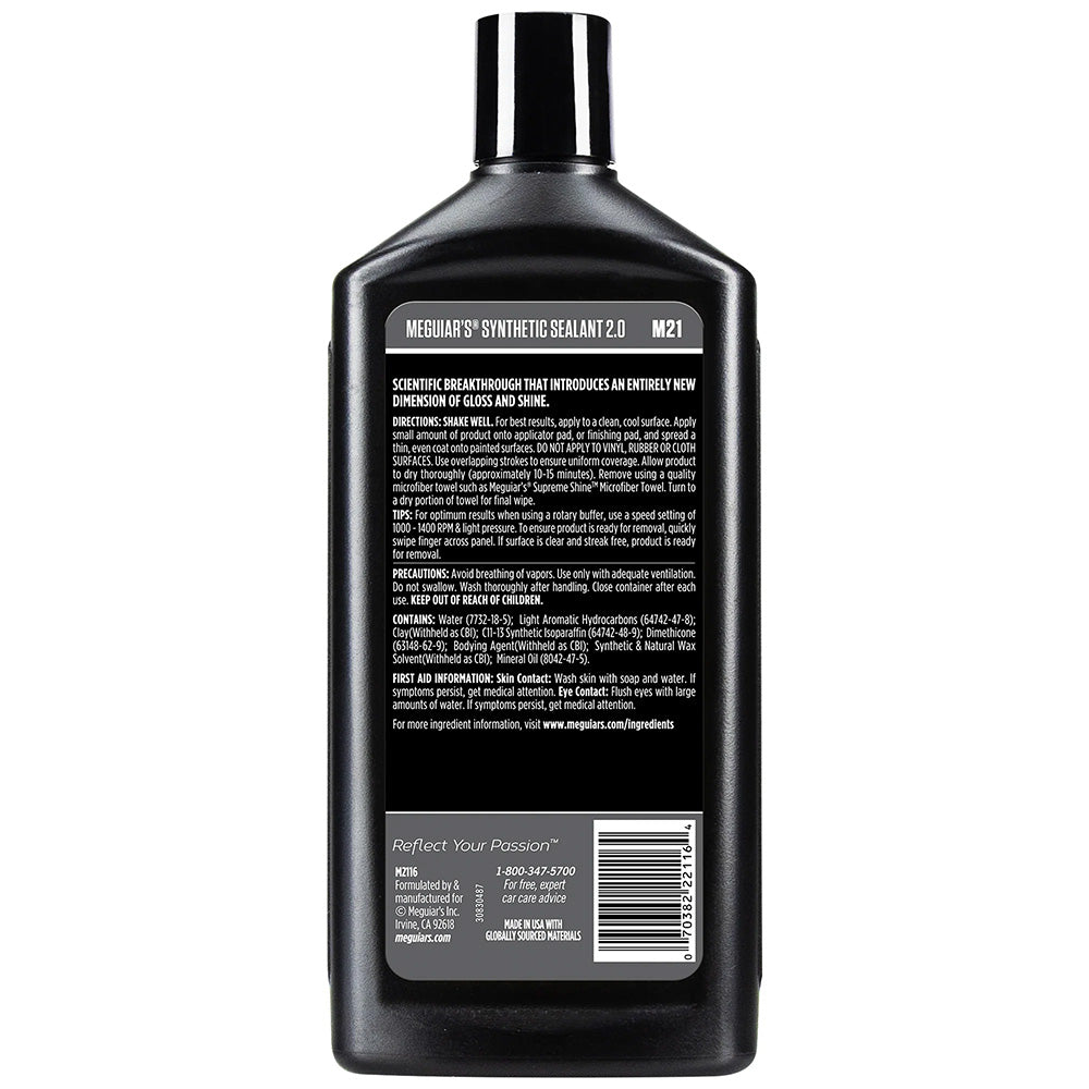 Meguiars Professional Synthetic Sealant 20  16oz M2116