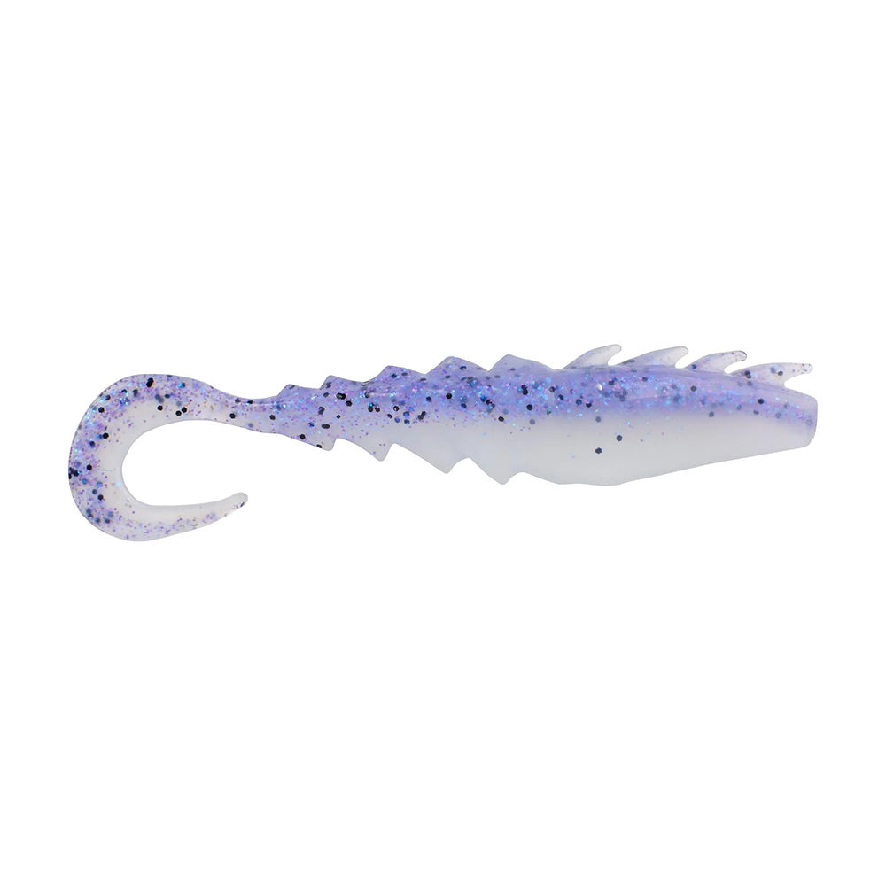 Berkley Gulp Saltwater Nemesis Prawn Curl Tail  5  Violet Haze Fleck 1637574