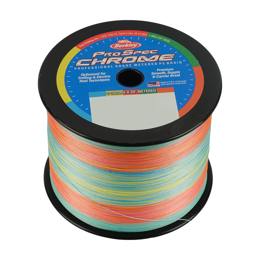 Berkley ProSpec Chrome 5 x 20 Metered Braid  20lb  3500yd 1621889